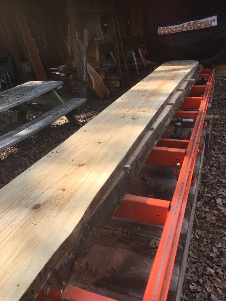 Live edge lumber