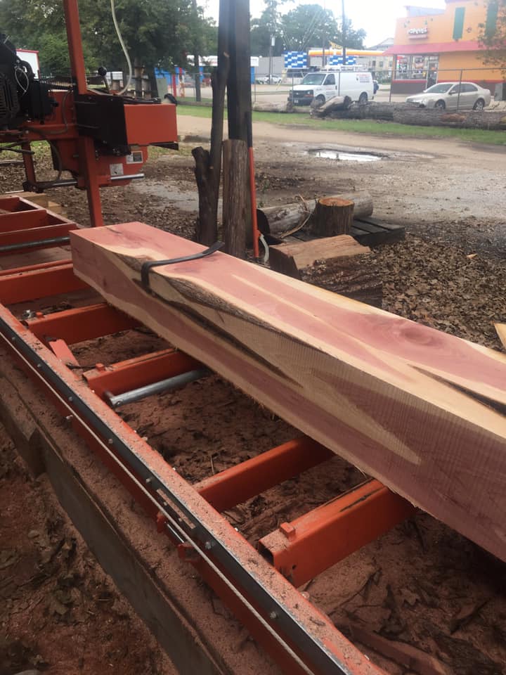 Live edge lumber