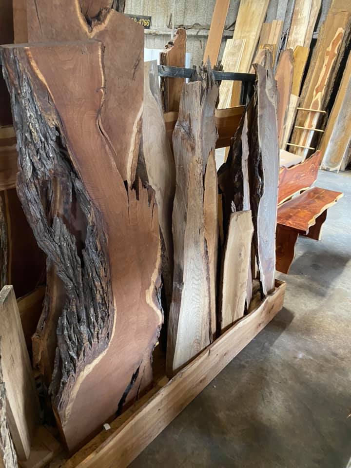 Live edge lumber