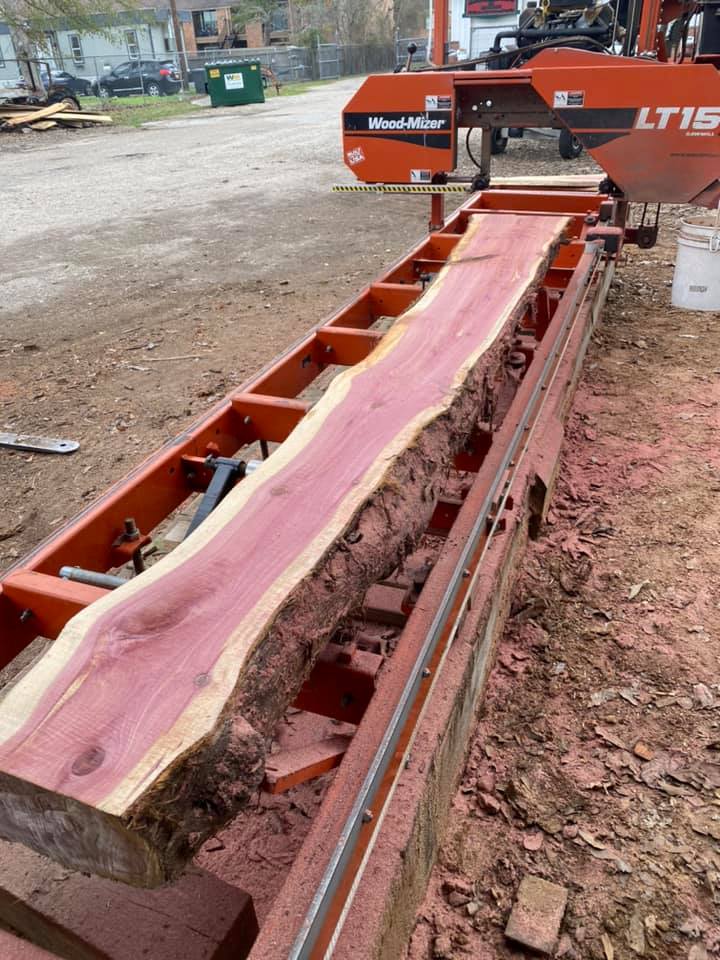 Live edge lumber