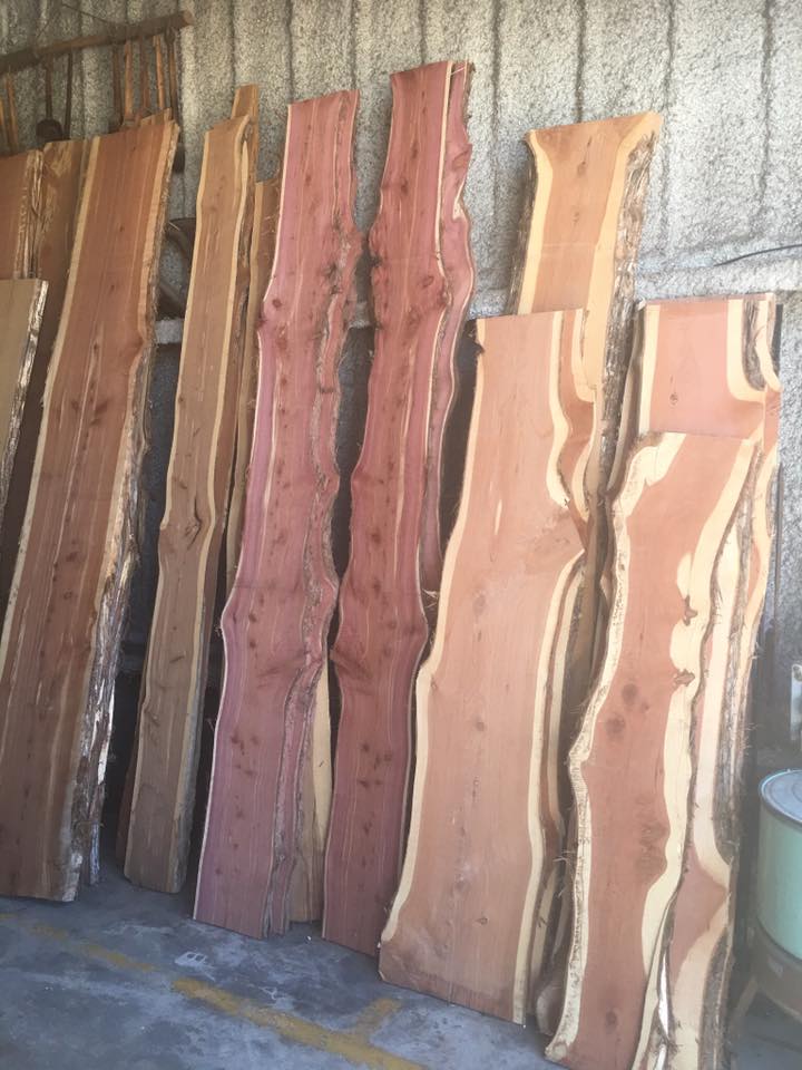 Live edge lumber