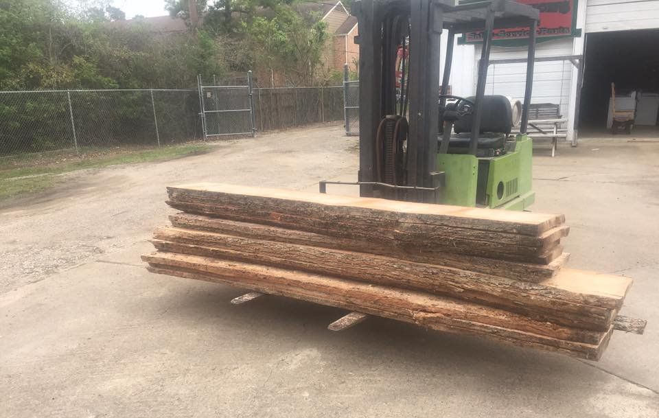 Live edge lumber