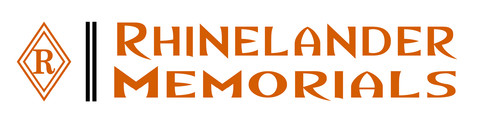 Rhinelander Memorials - Logo