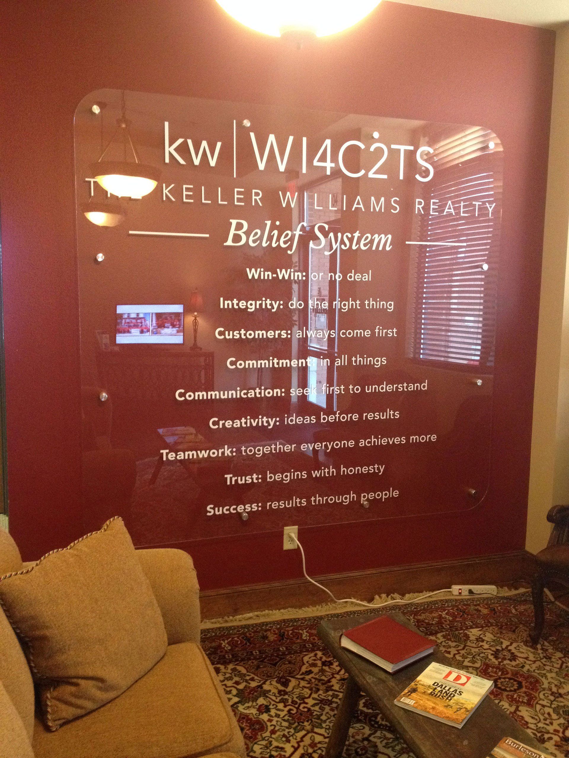 interior signage