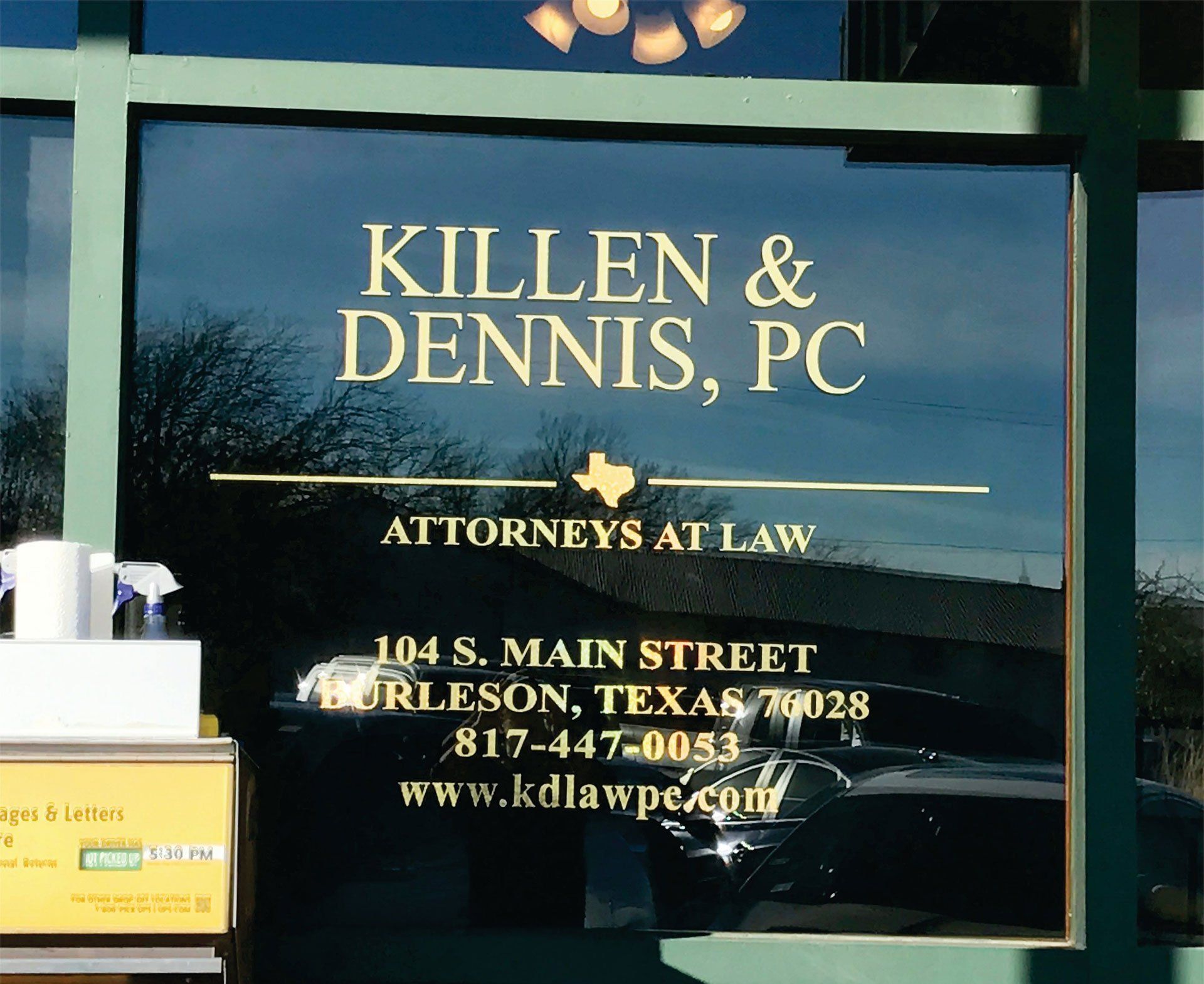 interior signage