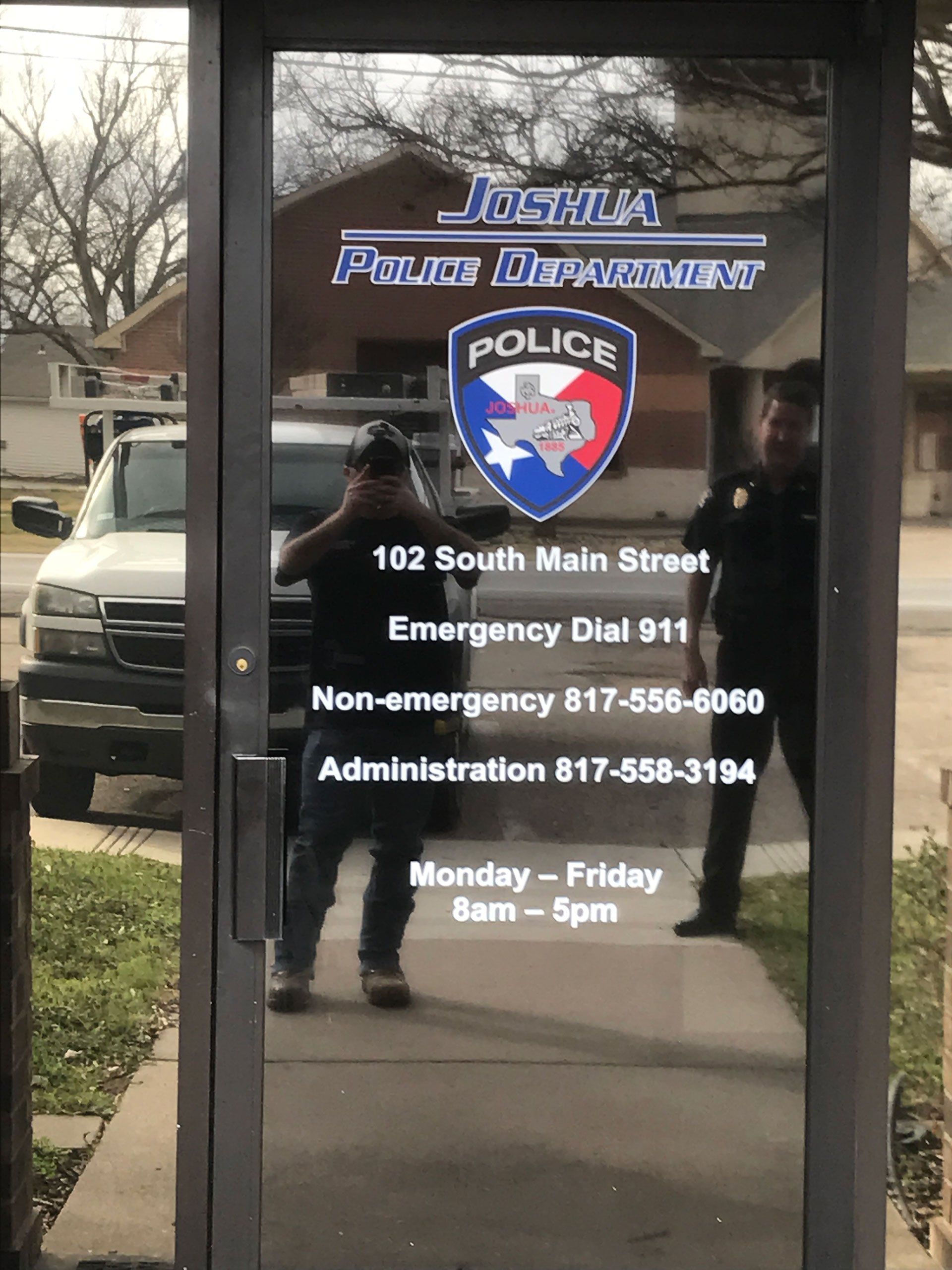 glass sign