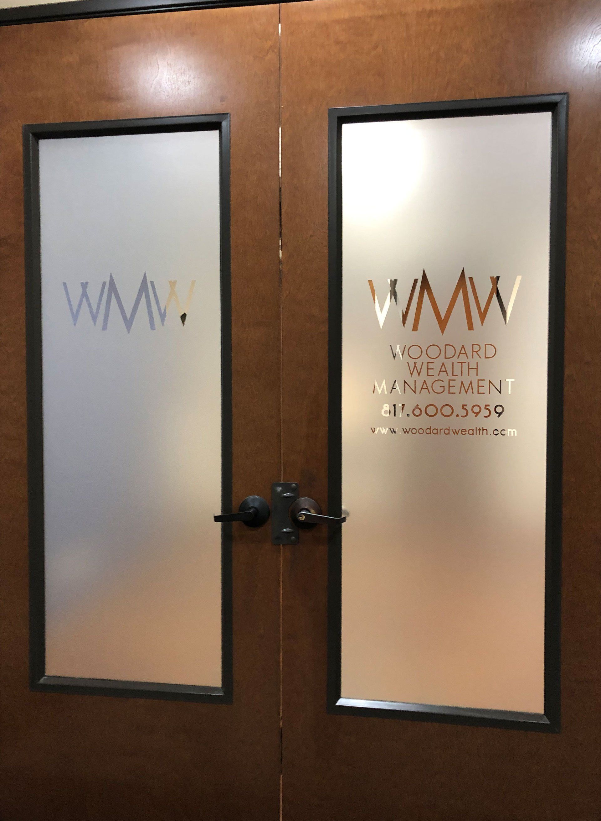glass sign