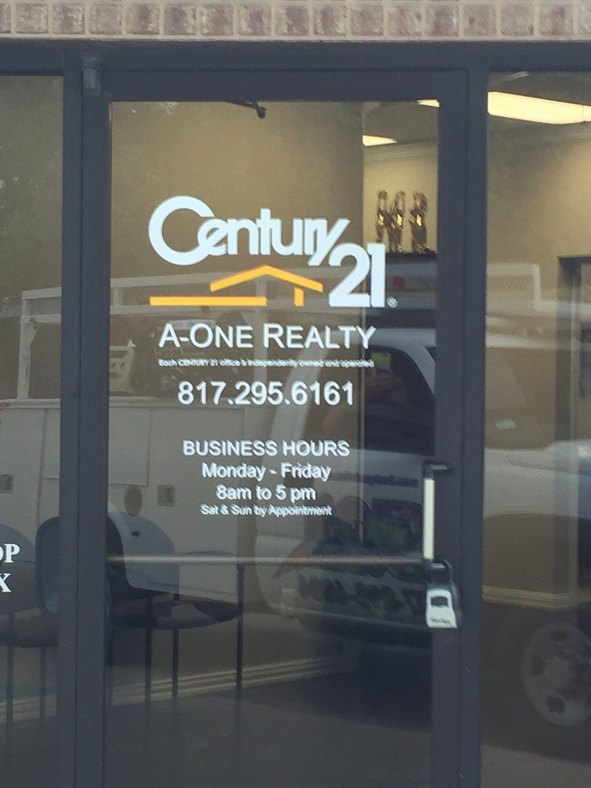 glass sign