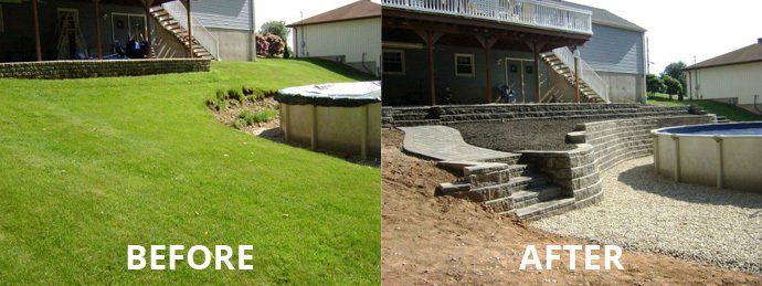 Hardscaping Before and After 2
