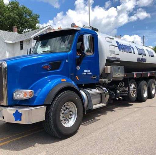 Septic service truck