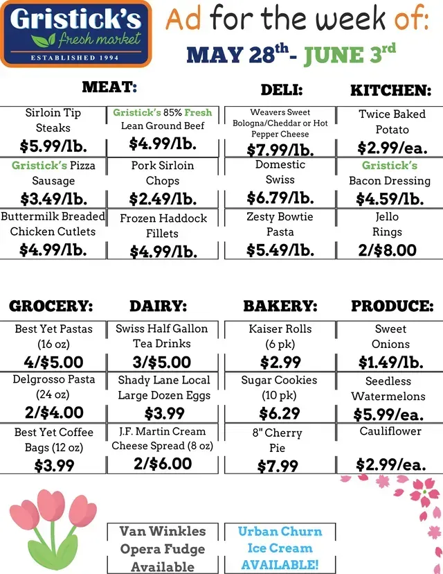 A grocery store ad for the week of May 28th - June 3rd