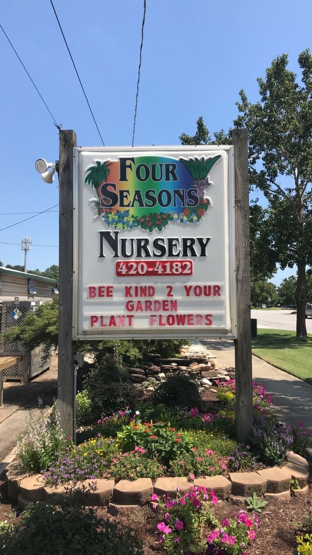 Four season nursery sign