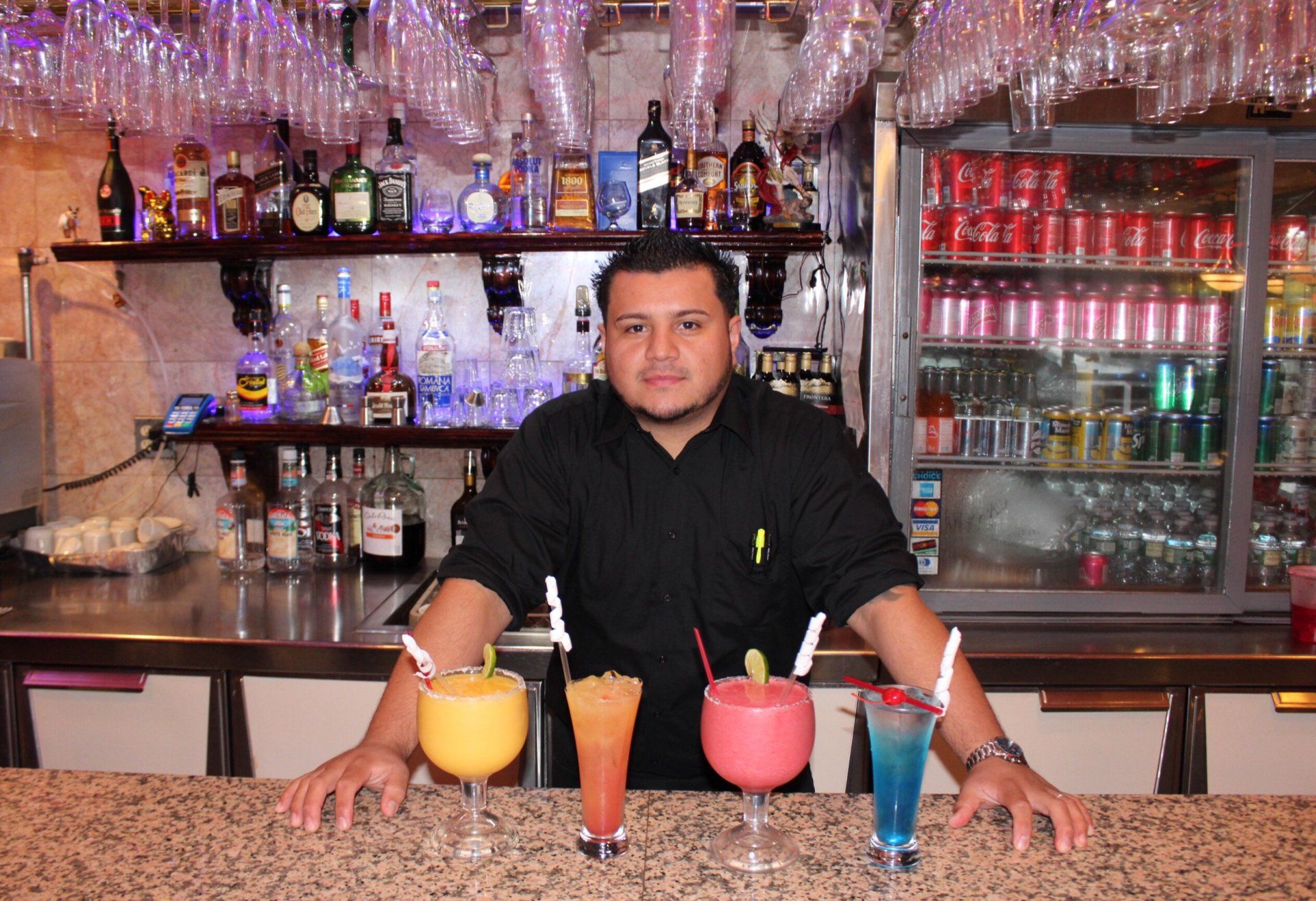 Restaurant bar staff