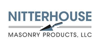 Logo for Nitterhouse Masonry Products, LLC: text over a trowel graphic.