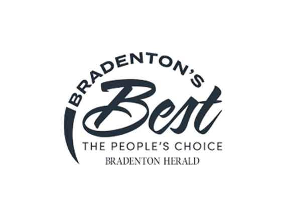Bradenton’s Best logo in black and gray, with “The People’s Choice” and Bradenton Herald text