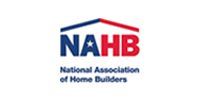 NAHB logo with red and blue roofline and text “National Association of Home Builders”