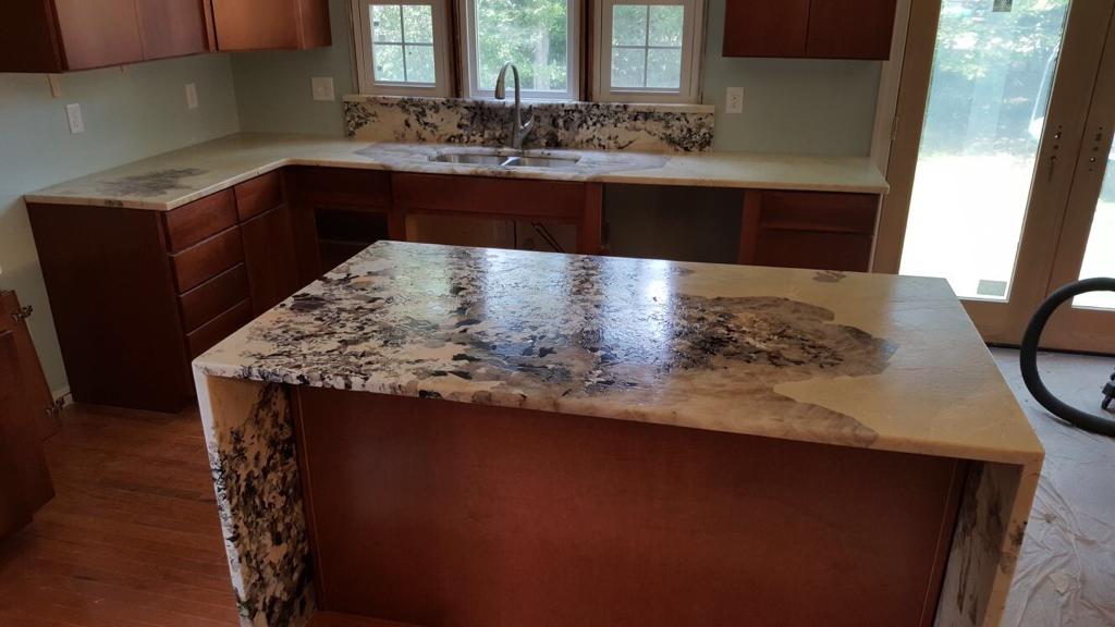 Brown Granite Kitchen Countertop