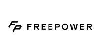 FreePower logo in black text with stylized “FP” icon on a white background