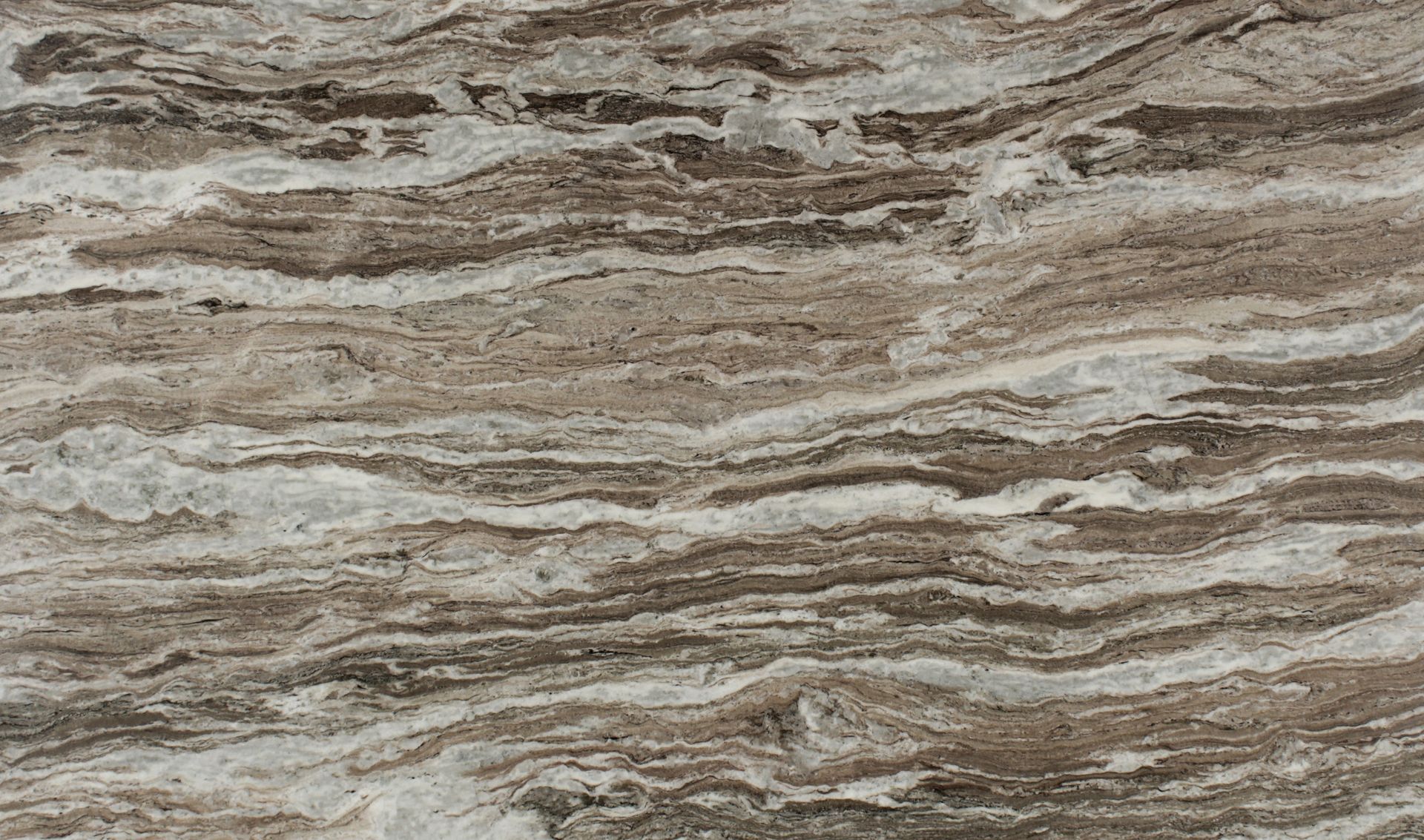 Beige and brown layered stone texture with wavy horizontal striations