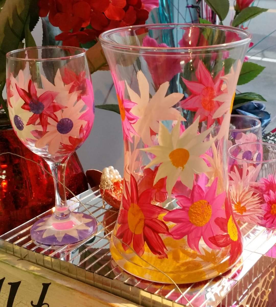 Wineglass painting