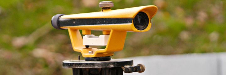 Yellow surveyor tool