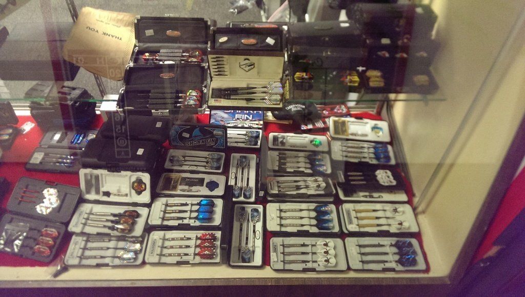 Bike and darts shop