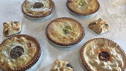 Baked pies