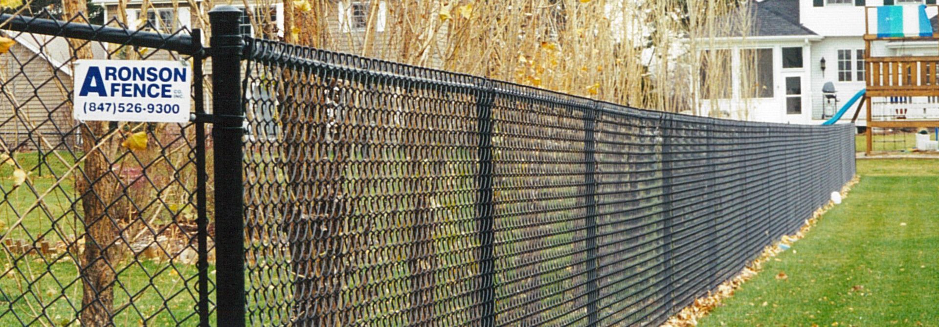 Chain link fence
