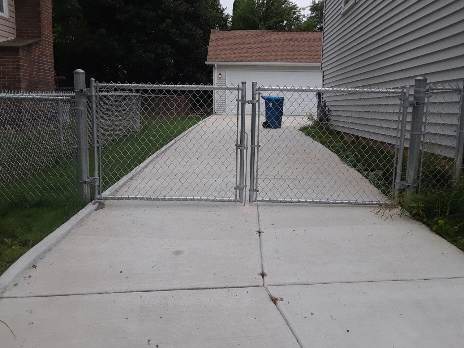 Chain link fence