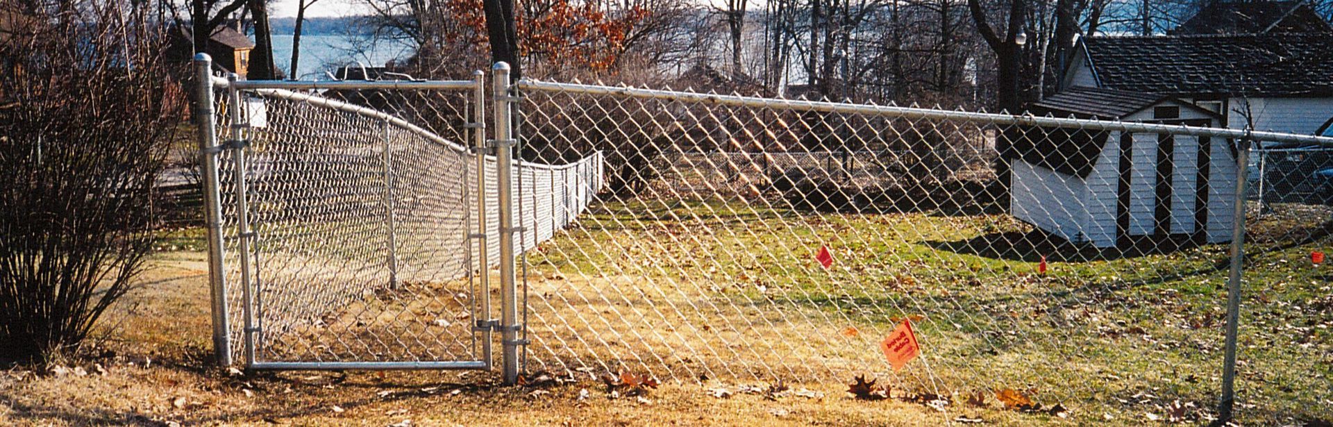 Chain link fence