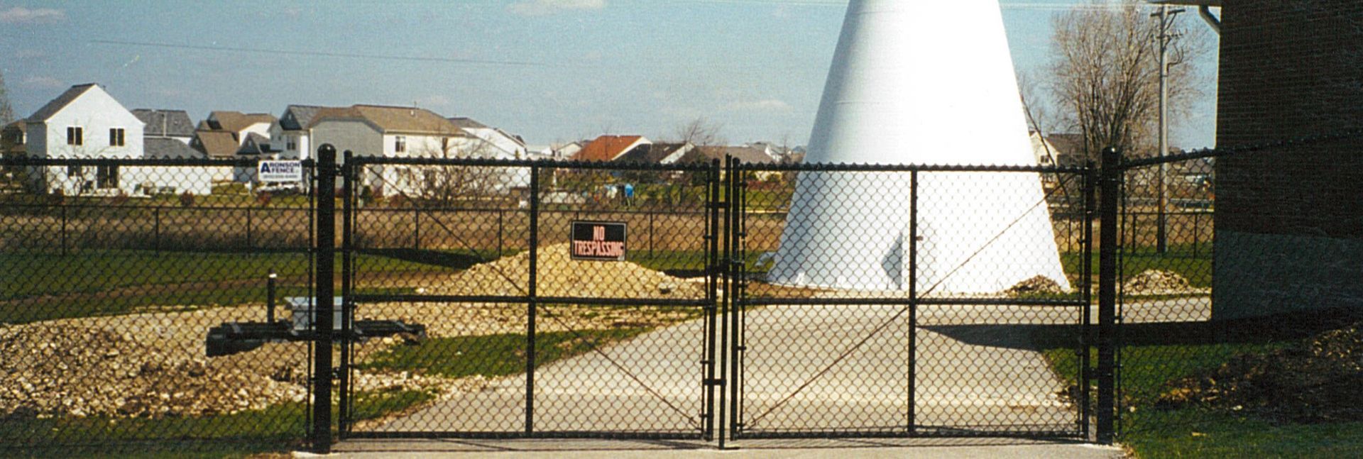 Chain link fence