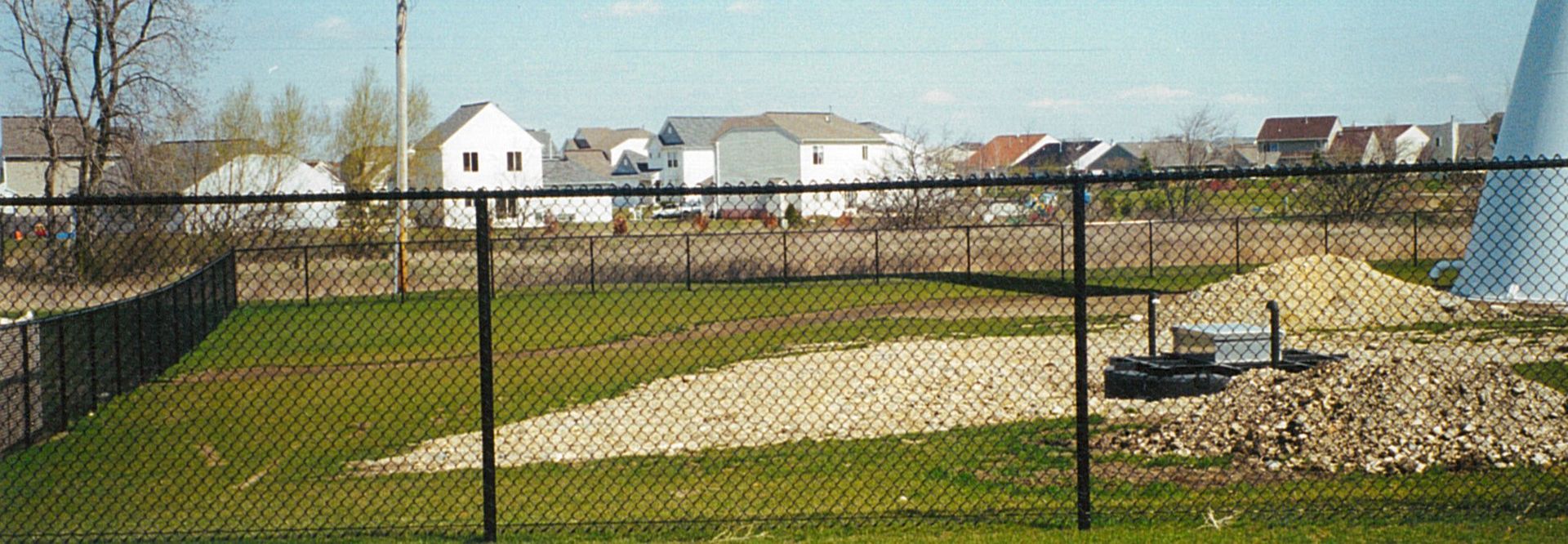 Chain link fence