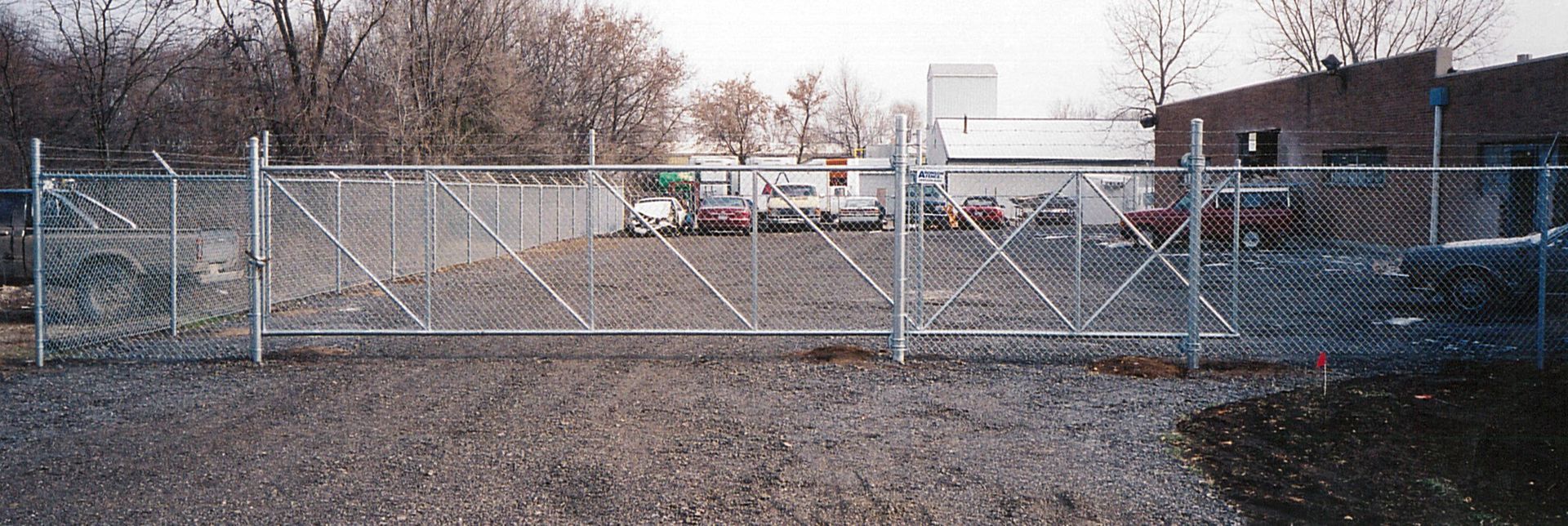 Chain link fence