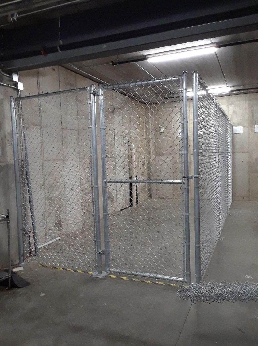 Chain link fence