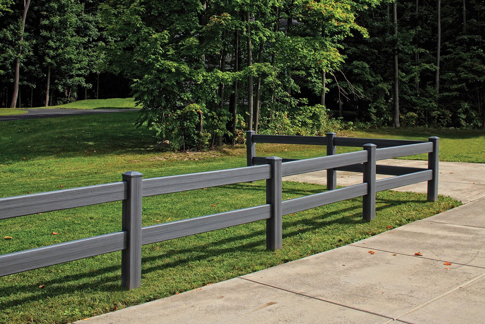 Vinyl fence