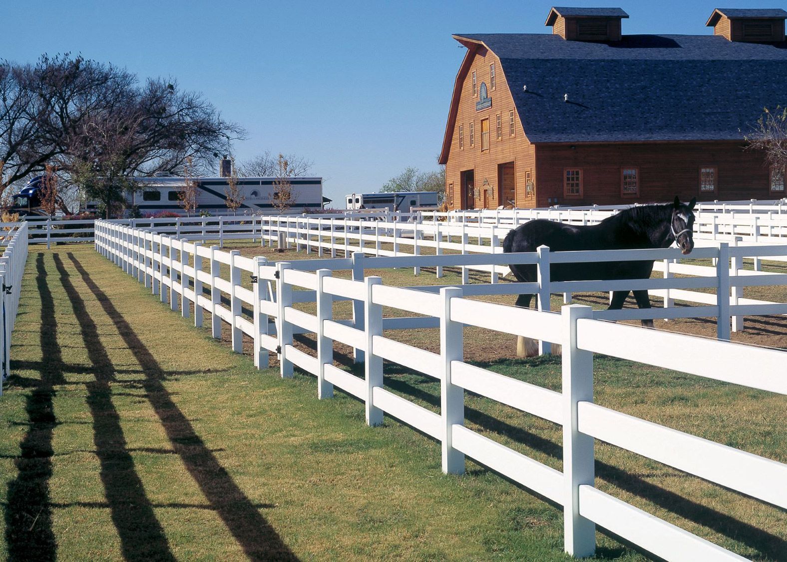 Vinyl fence