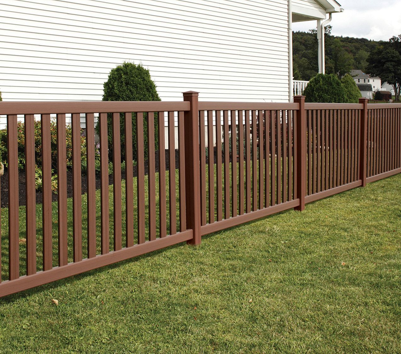 Vinyl fence