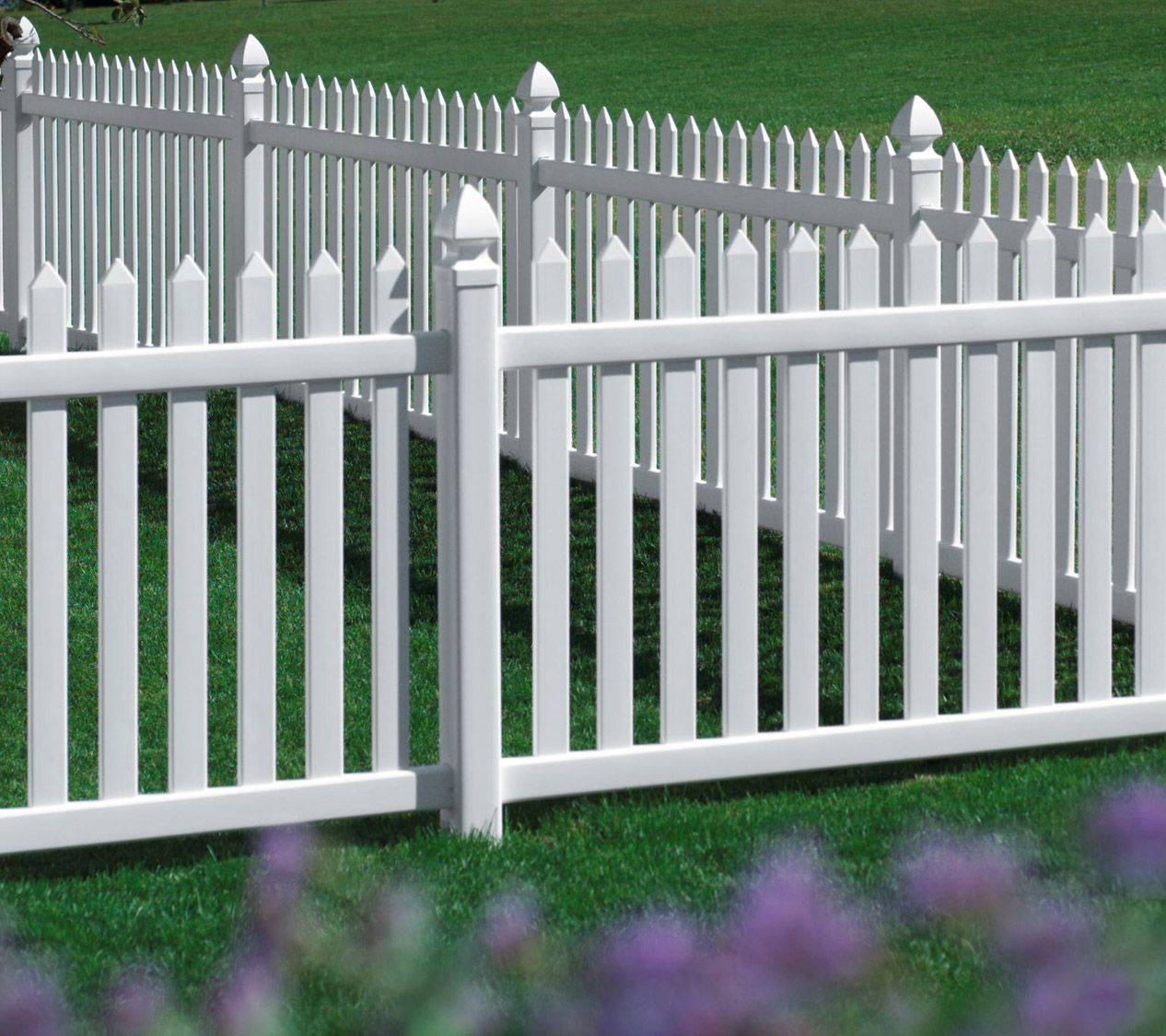 Vinyl fence