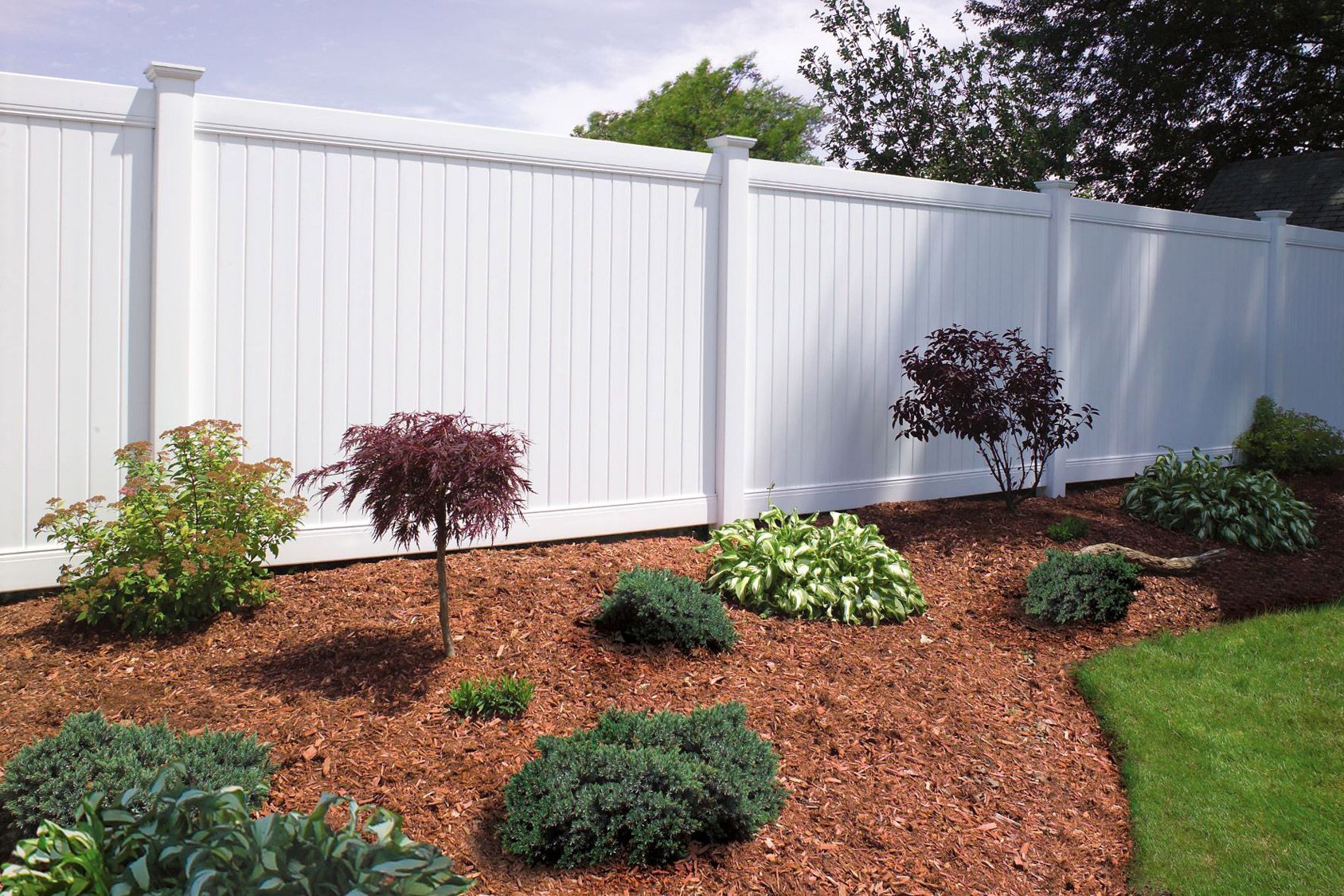 Vinyl fence