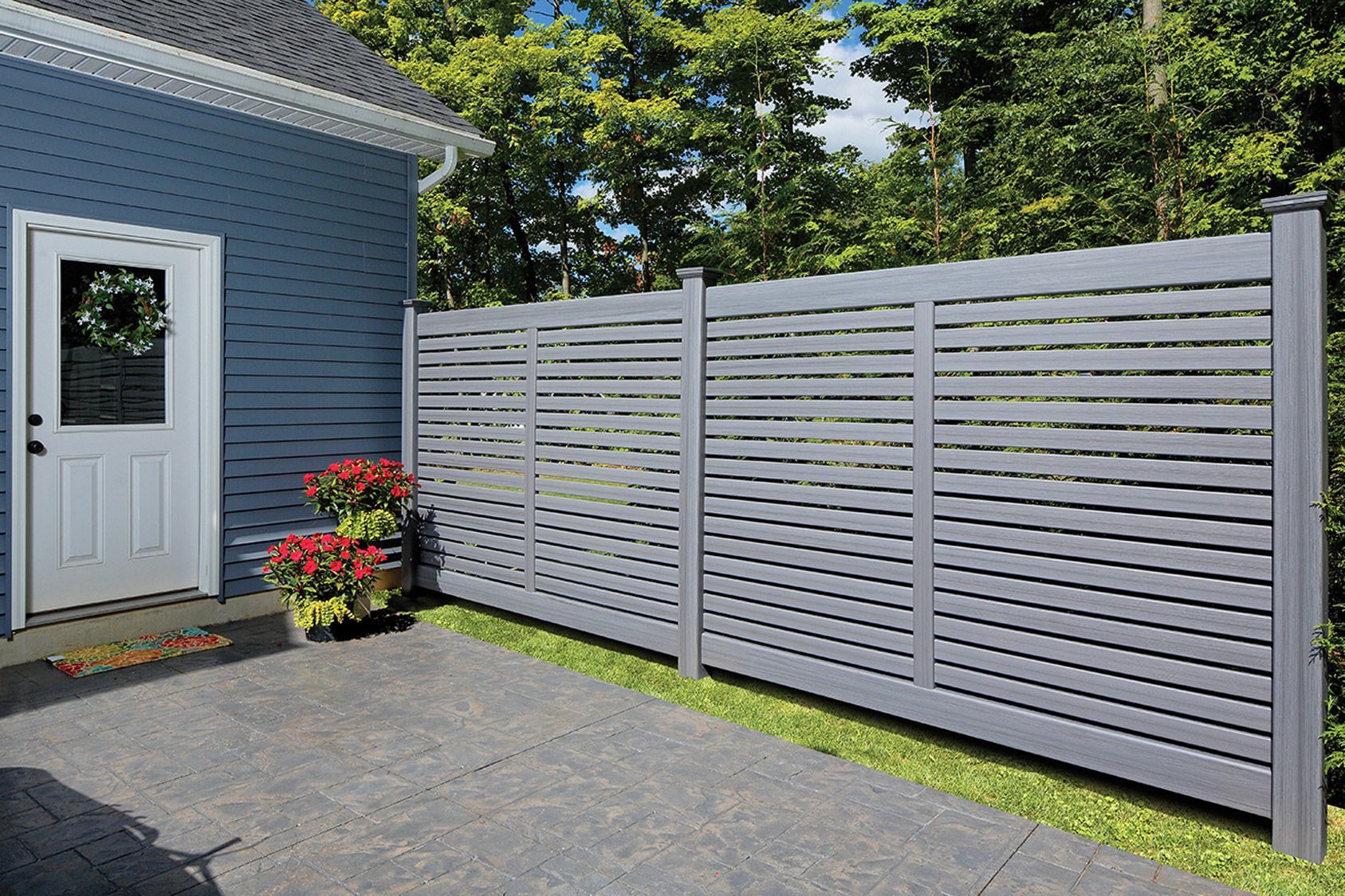 Vinyl fence