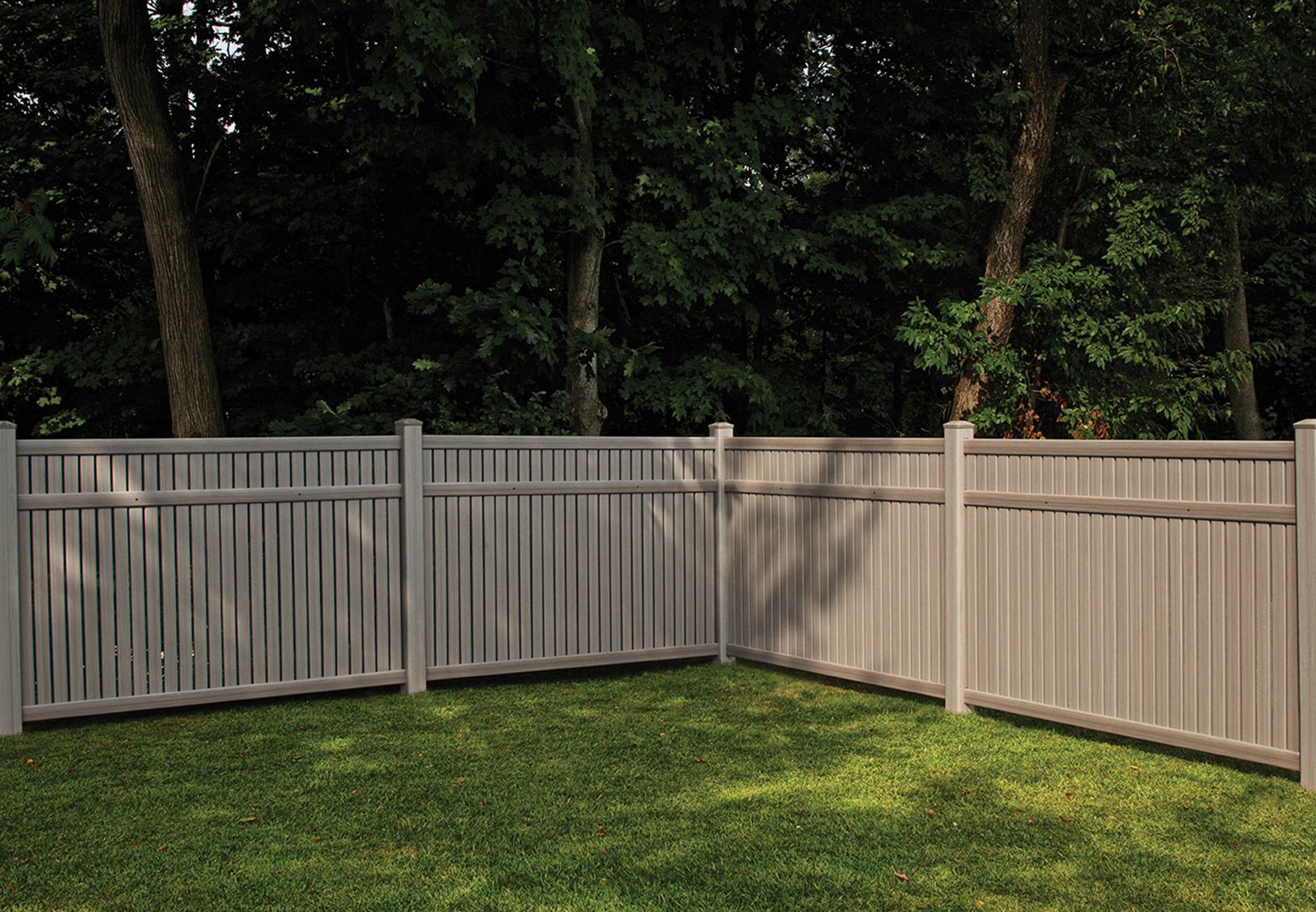 Vinyl fence