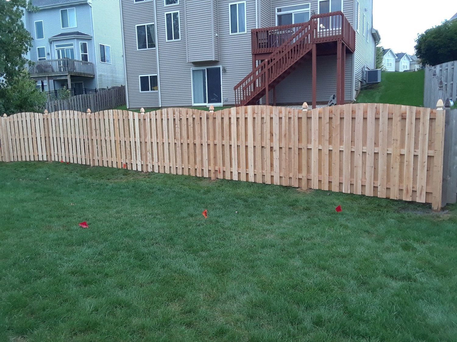 Wooden fence