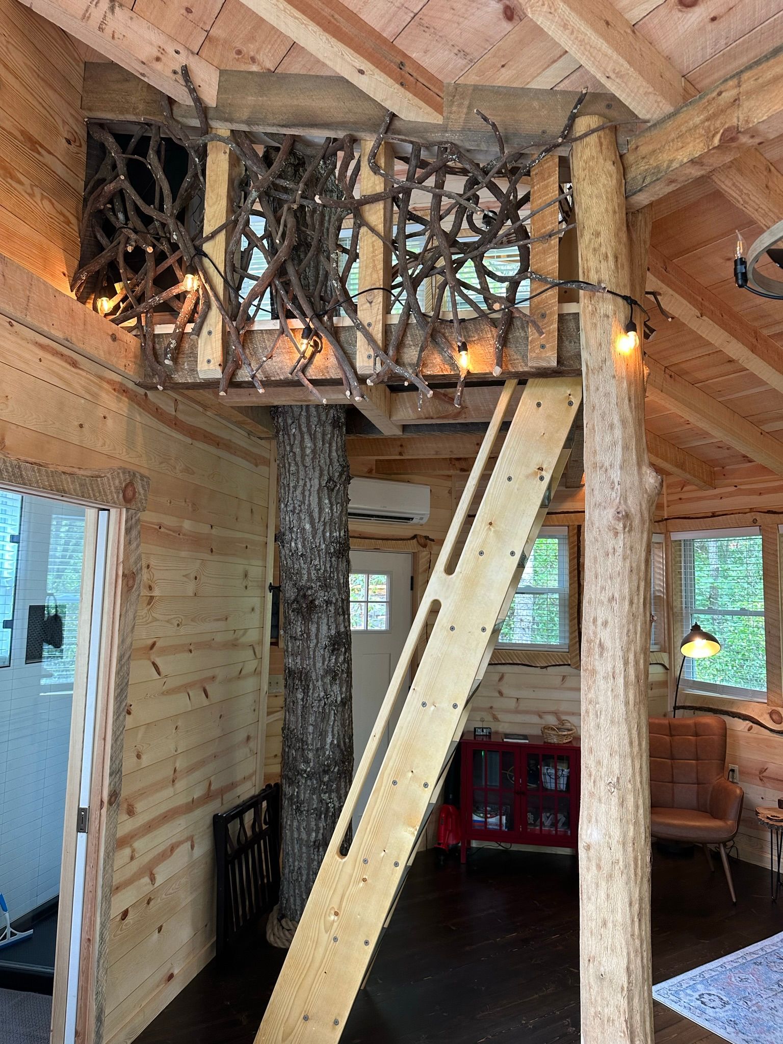 ladder in the cabin
