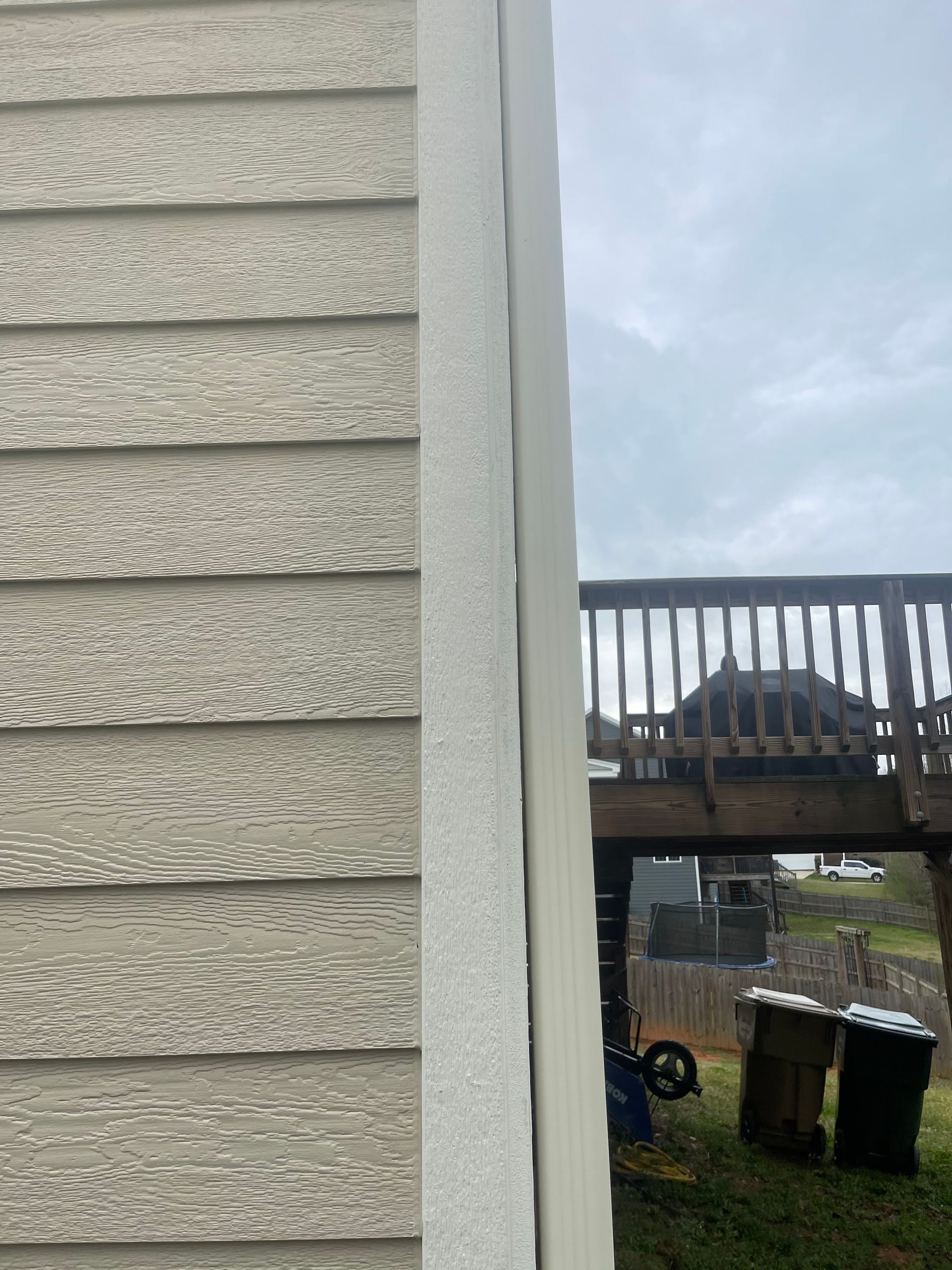 After washed up edge of wall