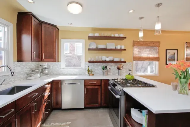 Warm Transitional Kitchen Remodel by Cress Kitchen & Bath project photo 2