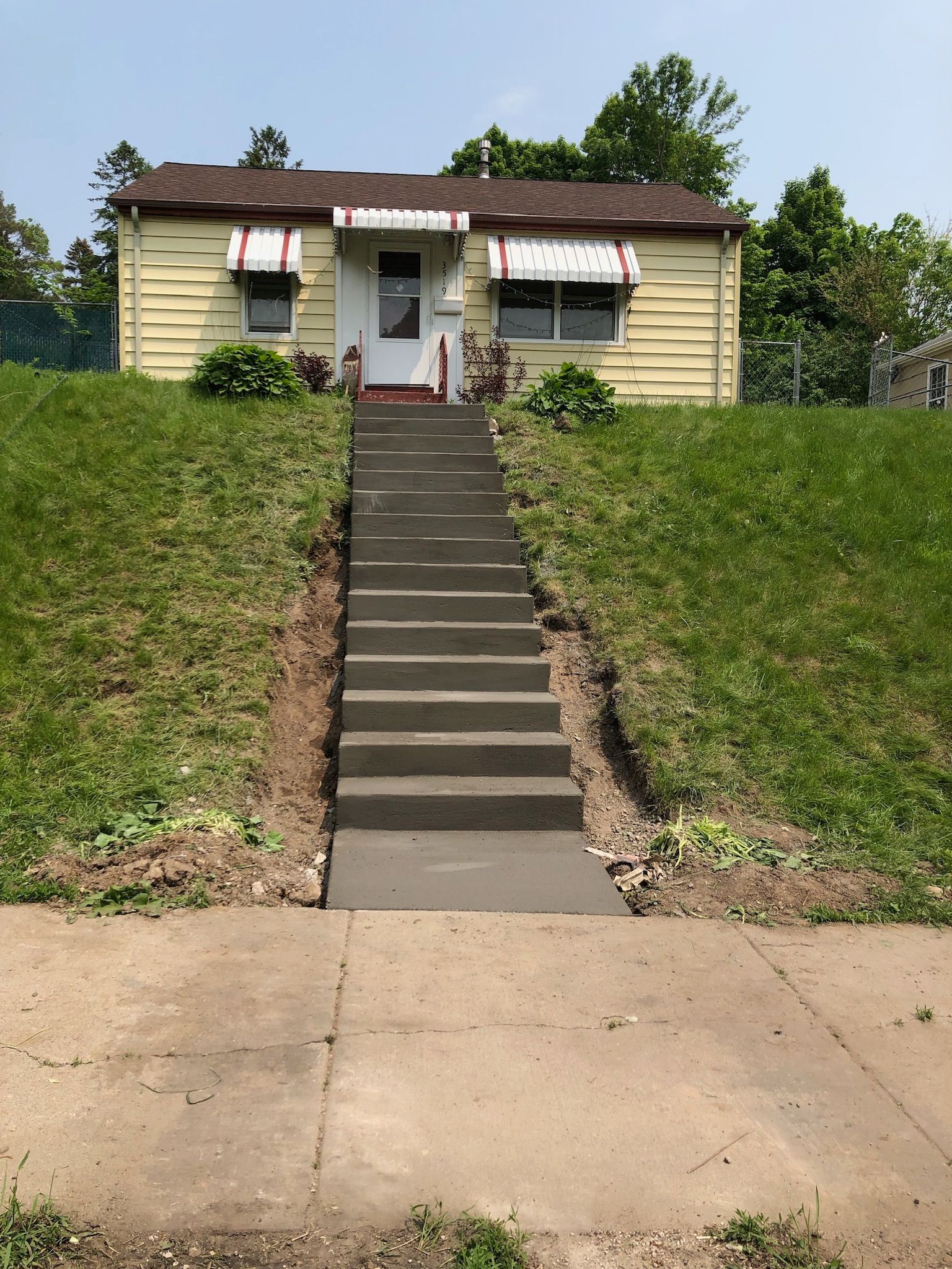 Outdoor steps
