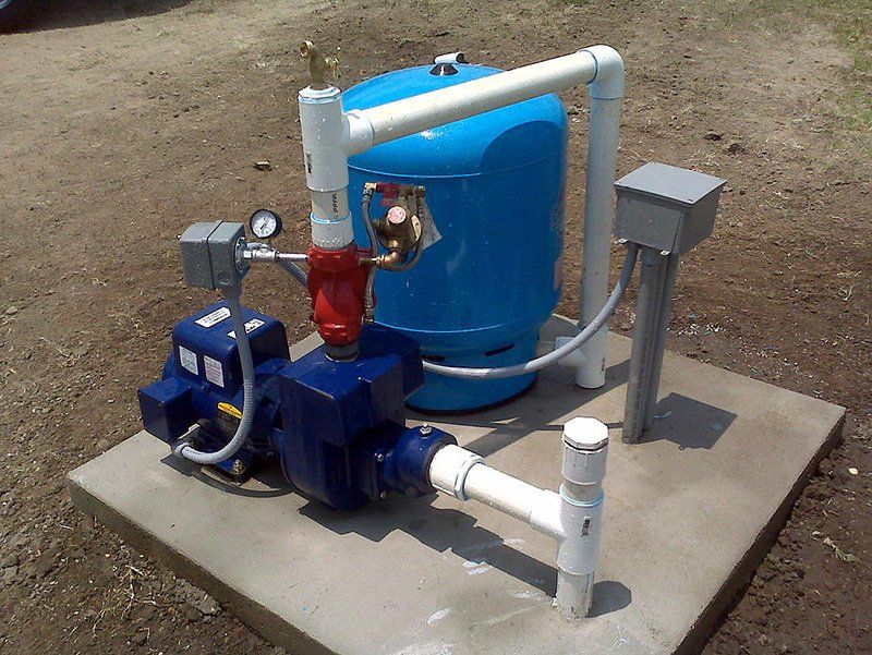 High flow irrigation arena pump system