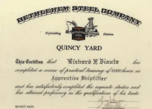 A certificate