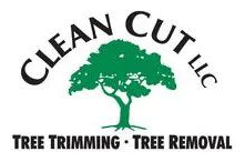 Clean Cut LLC logo with green tree and text &ldquo;Tree Trimming &bull; Tree Removal&rdquo;