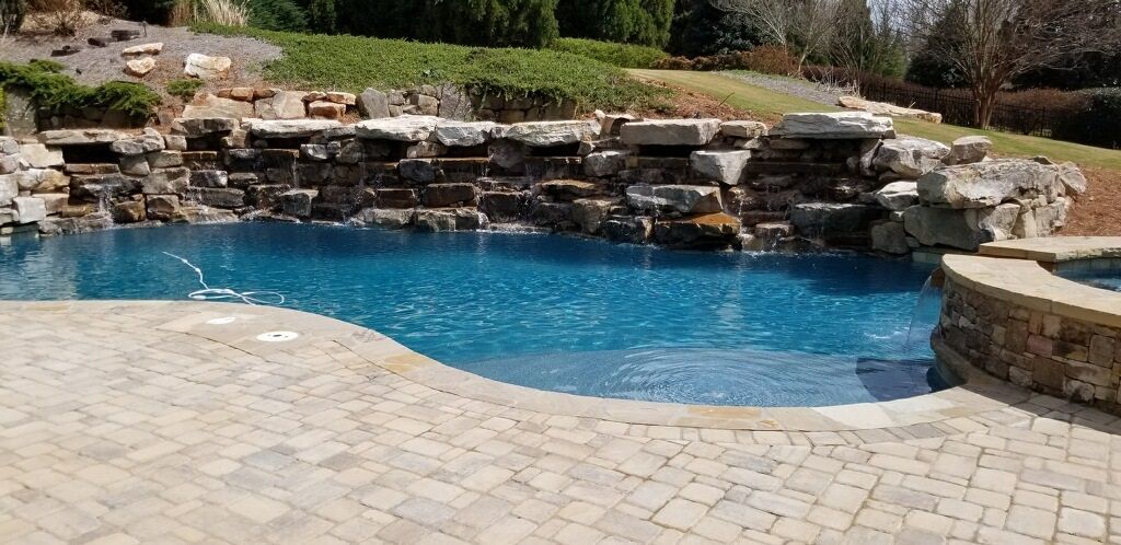 Cumming, GA freeform pool renovation